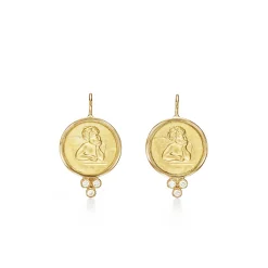 18K ANGEL EARRINGS