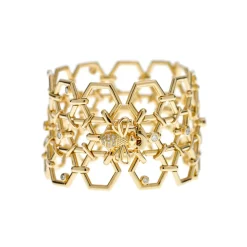 18K BEEHIVE BRACELET