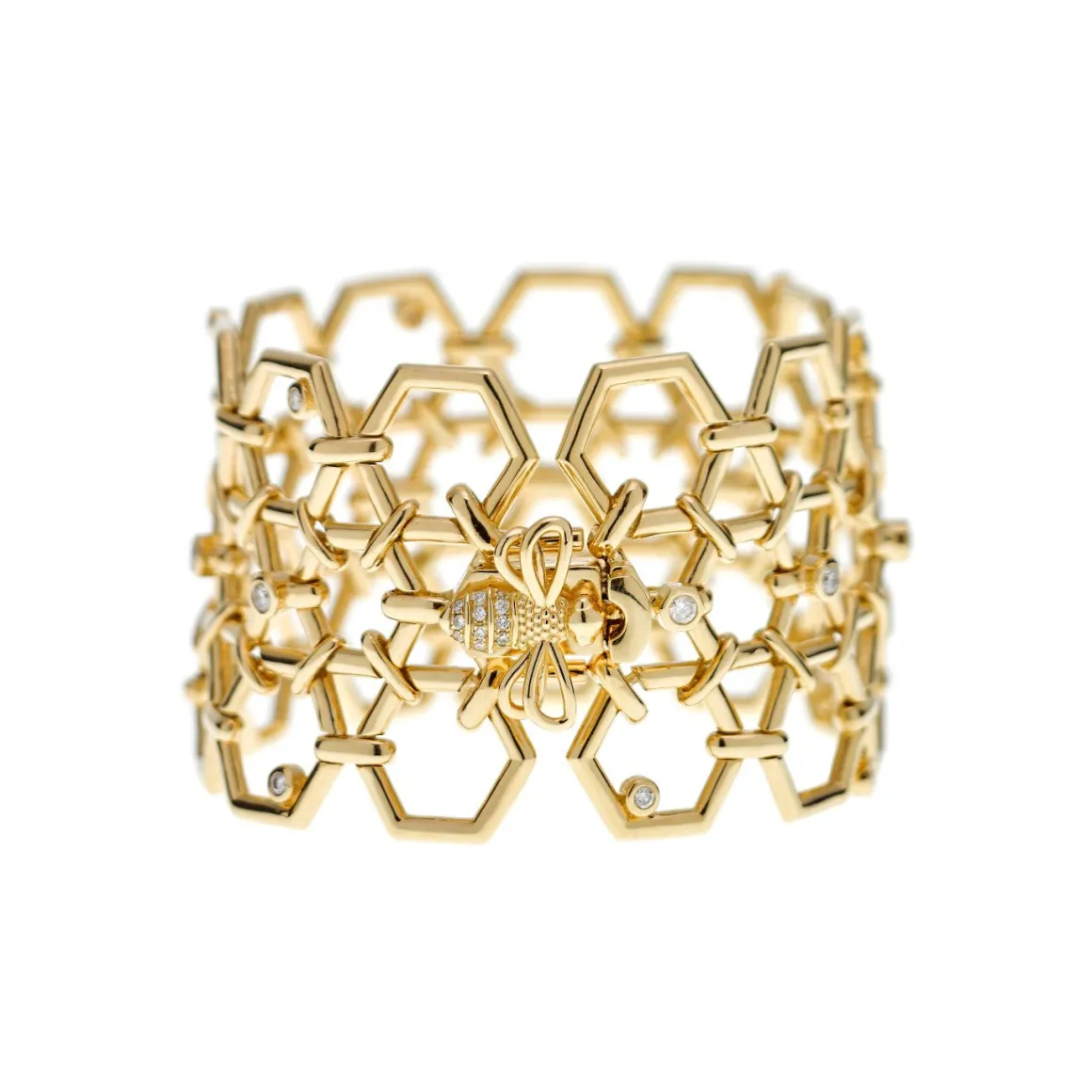 18K BEEHIVE BRACELET