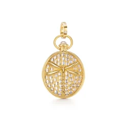 18K BLUE MOON DRAGONFLY PENDANT