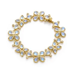18K BLUE MOON FLOWER BRACELET