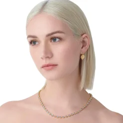18K BLUE MOON LINK NECKLACE