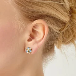 18K BLUE MOONSTONE TRIO EARRINGS