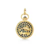 18K BLUE SAPPHIRE DOLPHIN PENDANT