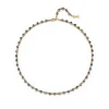 18K BLUE SAPPHIRE ETERNITY NECKLACE