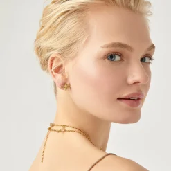 18K BUSY BEE EARRINGS