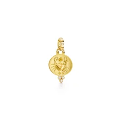 18K CANCER PENDANT