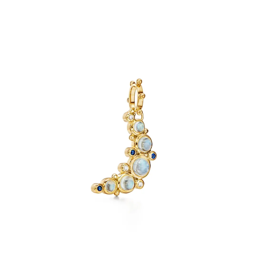18K CRESCENT MOON PENDANT