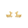 18K DEER EARRINGS