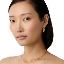 18K DELPHI SERPENT HOOPS