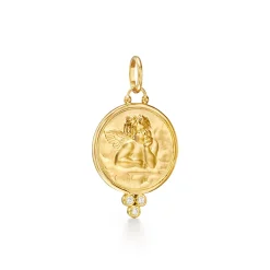 18K DIAMOND ANGEL PENDANT