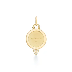 18K DIAMOND ANGEL PENDANT
