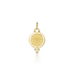 18K DIAMOND ANGEL PENDANT
