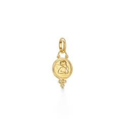 18K DIAMOND ANGEL PENDANT