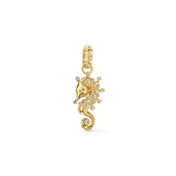 18K DIAMOND SEAHORSE PENDANT