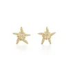 18K DIAMOND SEA STAR EARRINGS