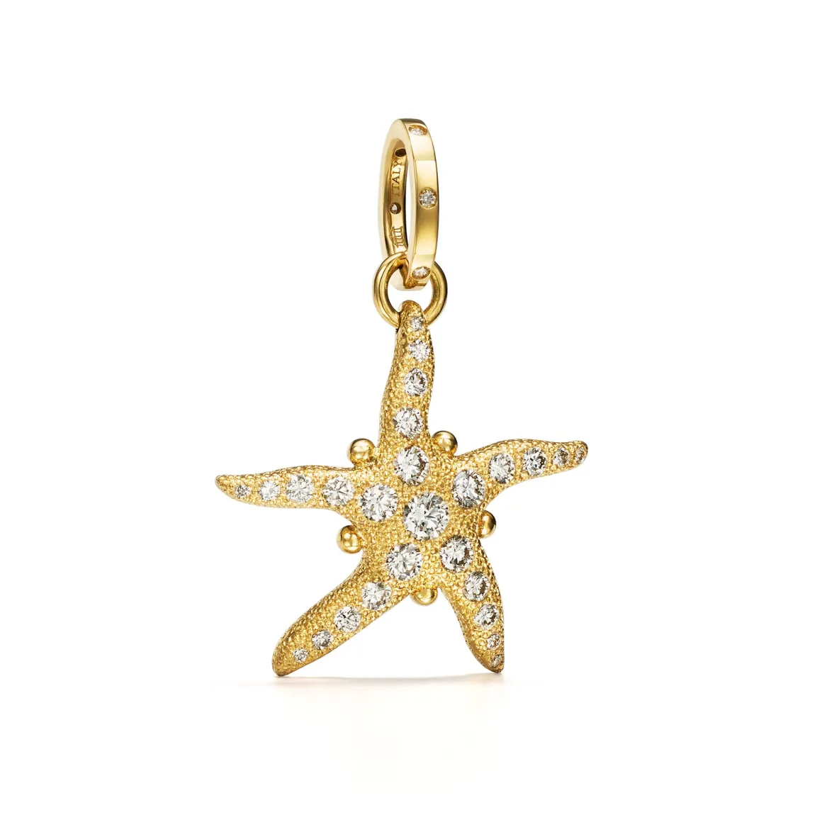 18K DIAMOND SEA STAR PENDANT