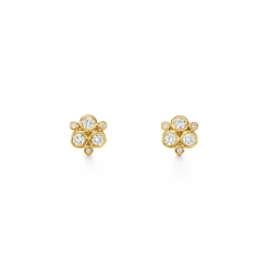 18K DIAMOND TRIO EARRINGS, 0.50CT