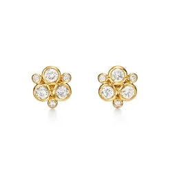 18K DIAMOND TRIO EARRINGS, 0.50CT