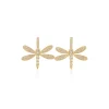18K DRAGONFLY EARRINGS