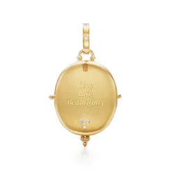 18K DRAGONFLY LOCKET