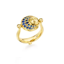 18K ECLIPSE SWIVEL RING