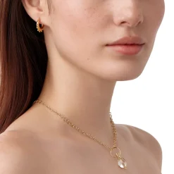 18K EXTRA SMALL ORIGINAL ROCK CRYSTAL AMULET