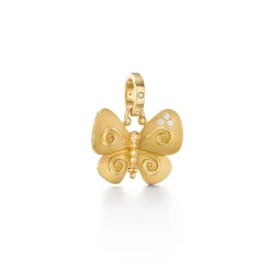 18K GOLDEN BUTTERFLY PENDANT