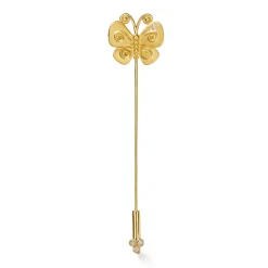 18K GOLDEN BUTTERFLY PIN