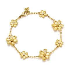 18K GOLDEN FLOWER BRACELET