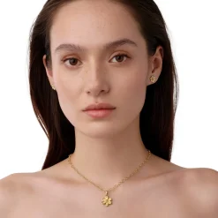 18K GOLDEN FLOWER PENDANT
