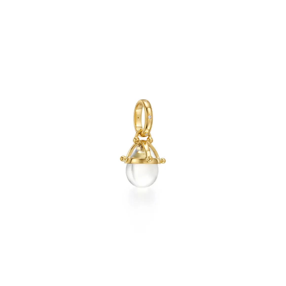 18K GRANULATED AMULET