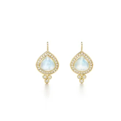 18K HALO EARRINGS