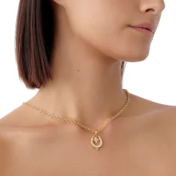 18K HORSESHOE PENDANT
