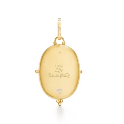 18K LARGE BLUE SAPPHIRE PRIMAVERA LOCKET