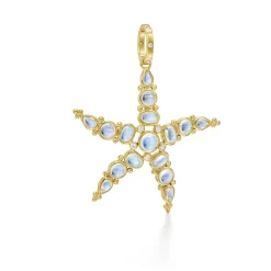 18K LARGE SEA STAR PENDANT