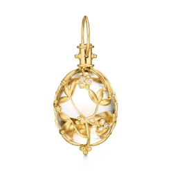 18K LARGE VINE AMULET