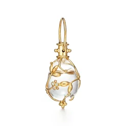 18K LARGE VINE AMULET