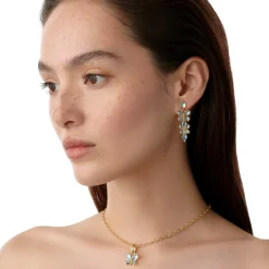 18K LUNA FLUTTER DROP EARRINGS