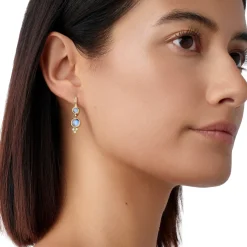 18K LUNAR DROP EARRINGS