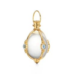 18K MEDIUM BLUE MOON AMULET