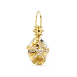 18K MEDIUM DIAMOND SEA STAR AMULET