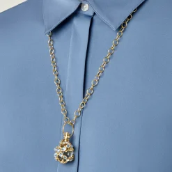18K MEDIUM SEA STAR AMULET