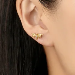 18K MINI BAT EARRING