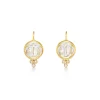 18K MOONFACE EARRINGS