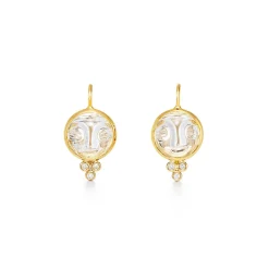 18K MOONFACE EARRINGS