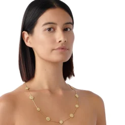 18K 19 MOTIF ORBIT NECKLACE