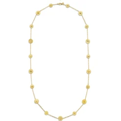 18K 19 MOTIF ORBIT NECKLACE