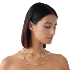 18K 19 MOTIF ORBIT NECKLACE