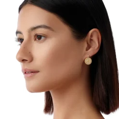 18K ORBIT SUN EARRINGS